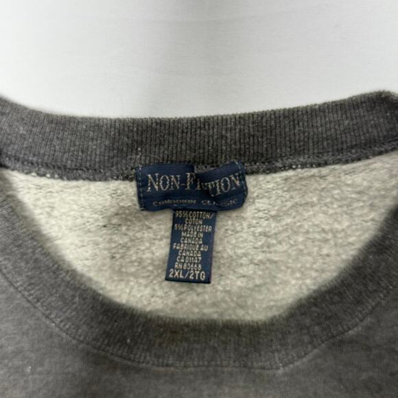 Cabela’s Sweatshirt 2XL Gray Embroidered Outdoor Crewneck - Picture 3 of 6